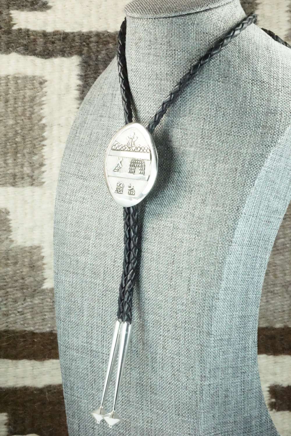 Sterling Silver Bolo Tie - Roger John