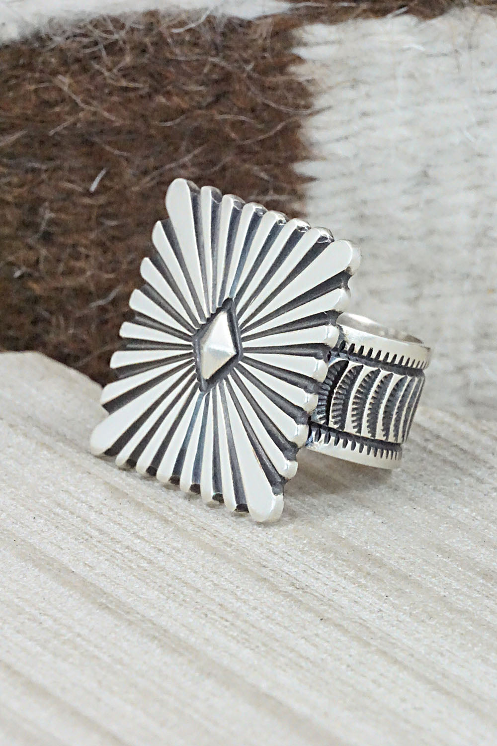 Sterling Silver Ring - Herman Smith - Size 9