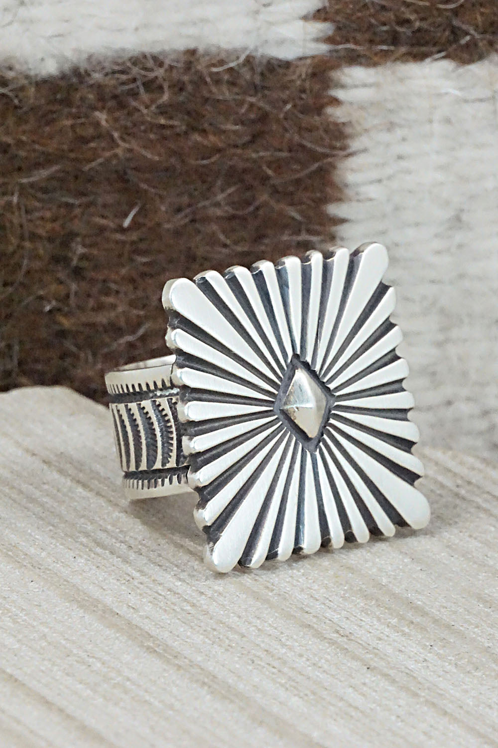 Sterling Silver Ring - Herman Smith - Size 9