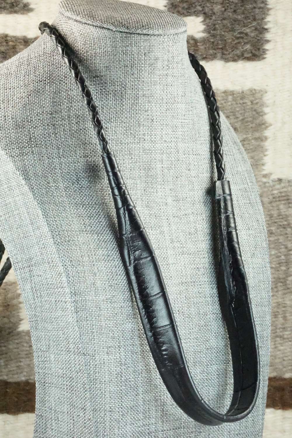 Turquoise & Sterling Silver Bolo Tie - Kenny Calavaza