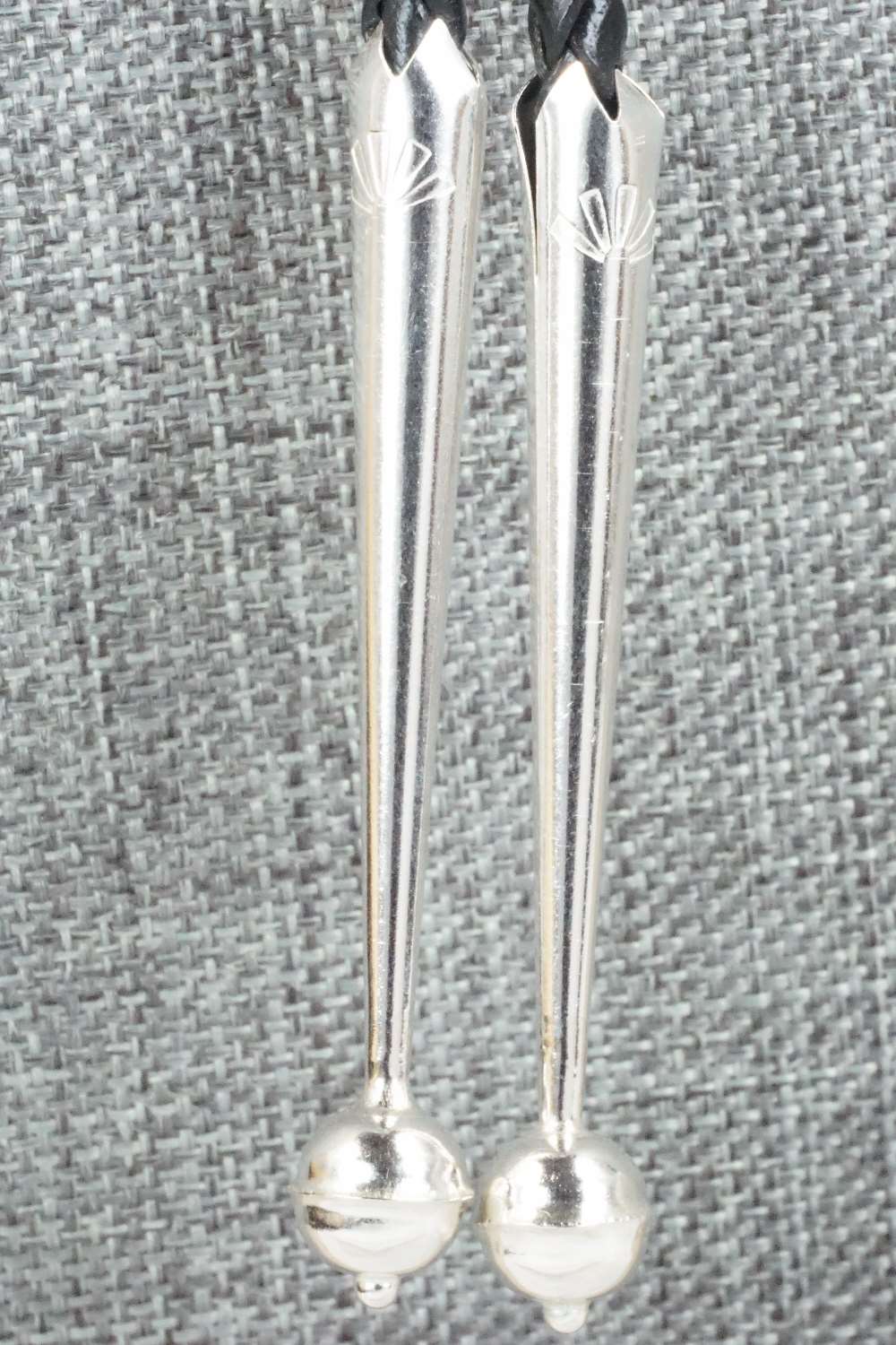 Turquoise & Sterling Silver Bolo Tie - Kenny Calavaza