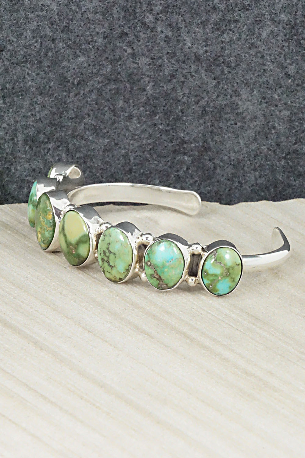 Turquoise & Sterling Silver Bracelet - Thomas Yazzie