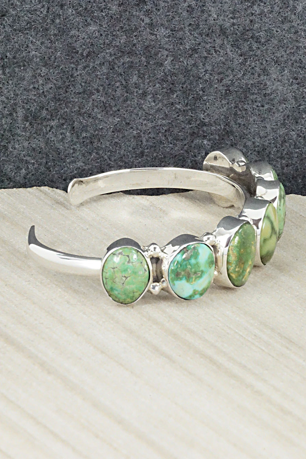 Turquoise & Sterling Silver Bracelet - Thomas Yazzie