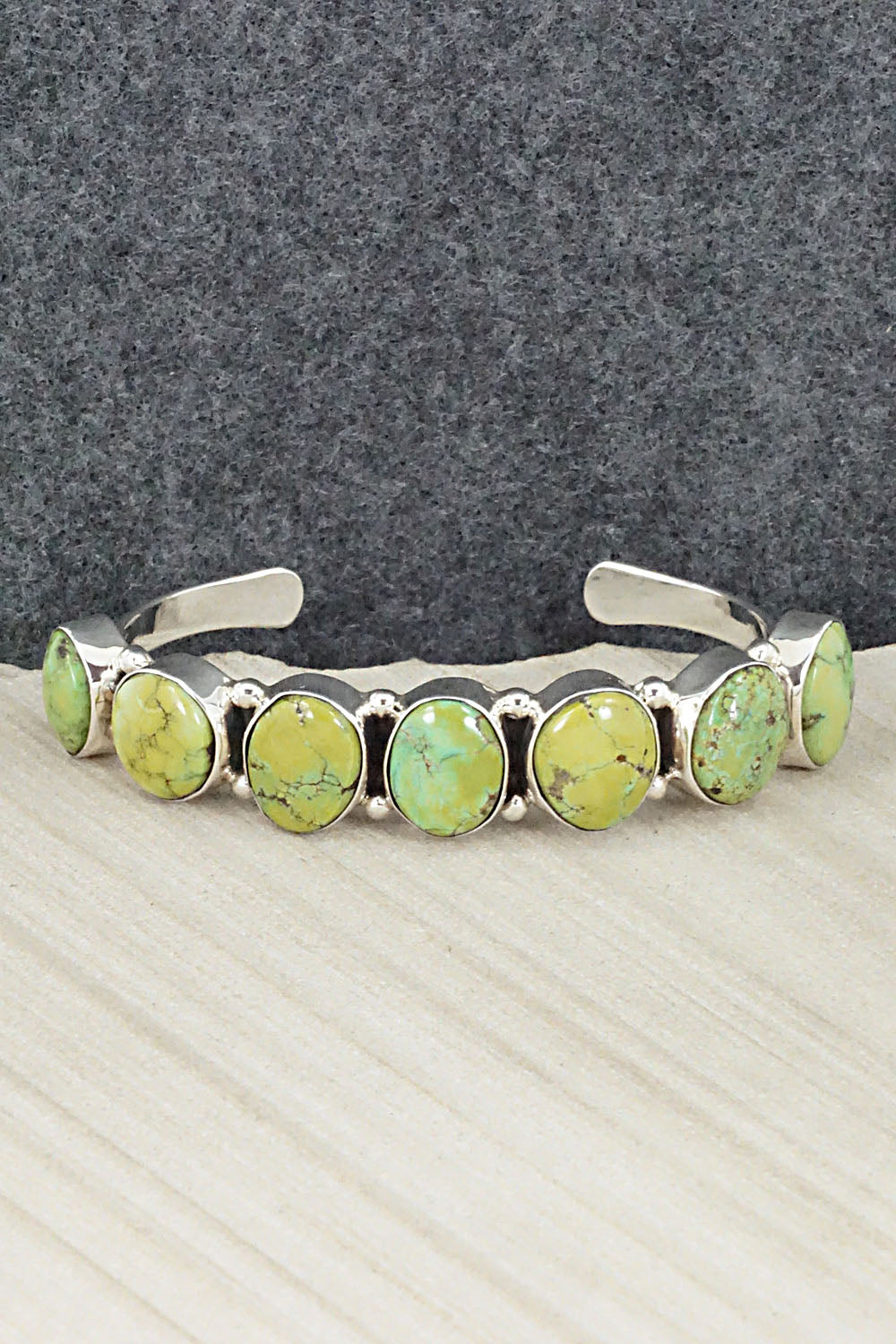 Turquoise & Sterling Silver Bracelet - Thomas Yazzie