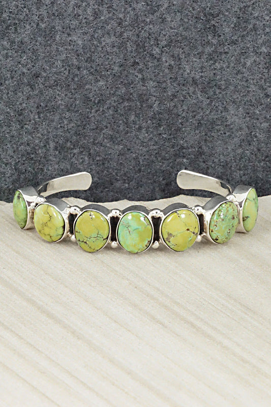 Turquoise & Sterling Silver Bracelet - Thomas Yazzie
