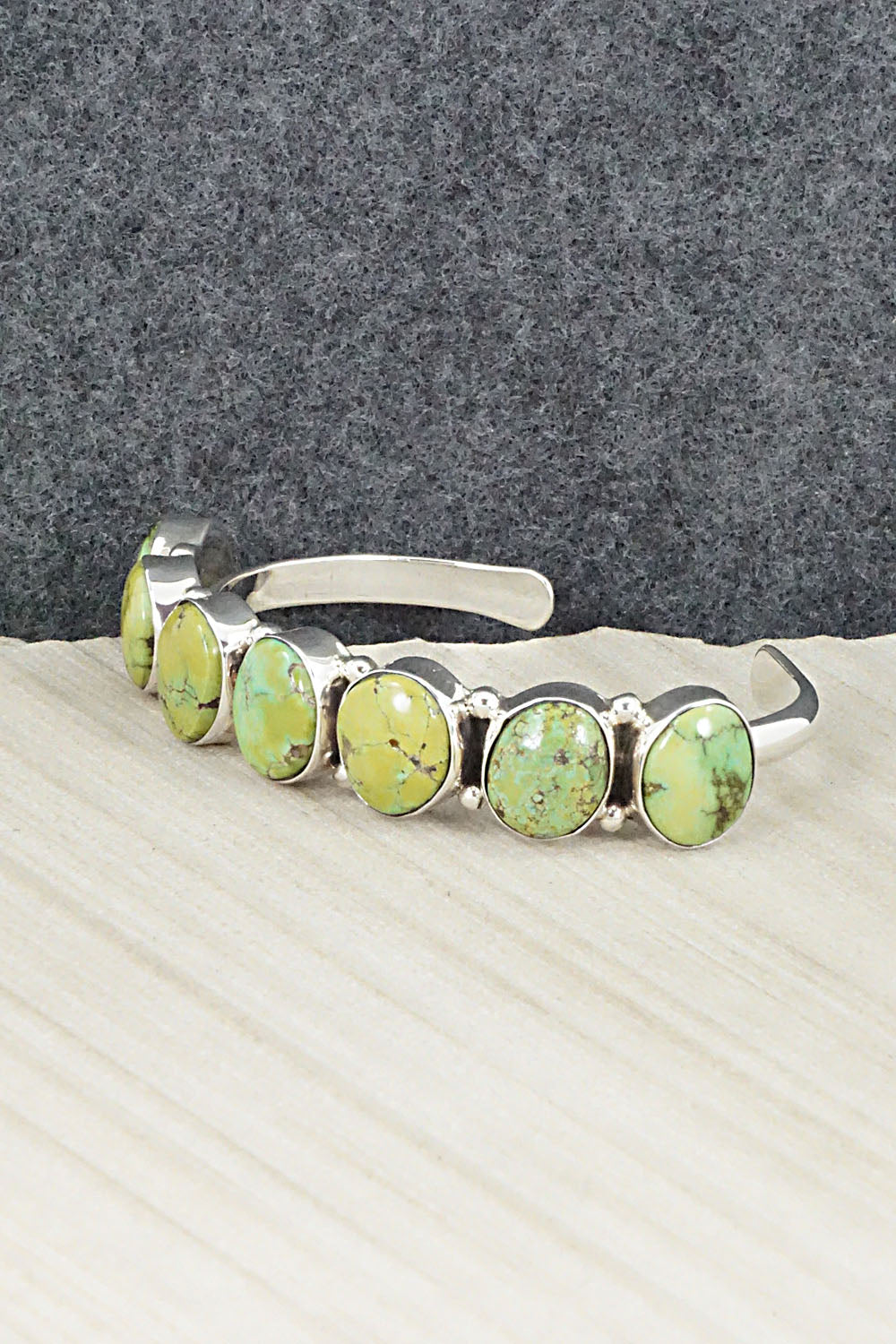 Turquoise & Sterling Silver Bracelet - Thomas Yazzie