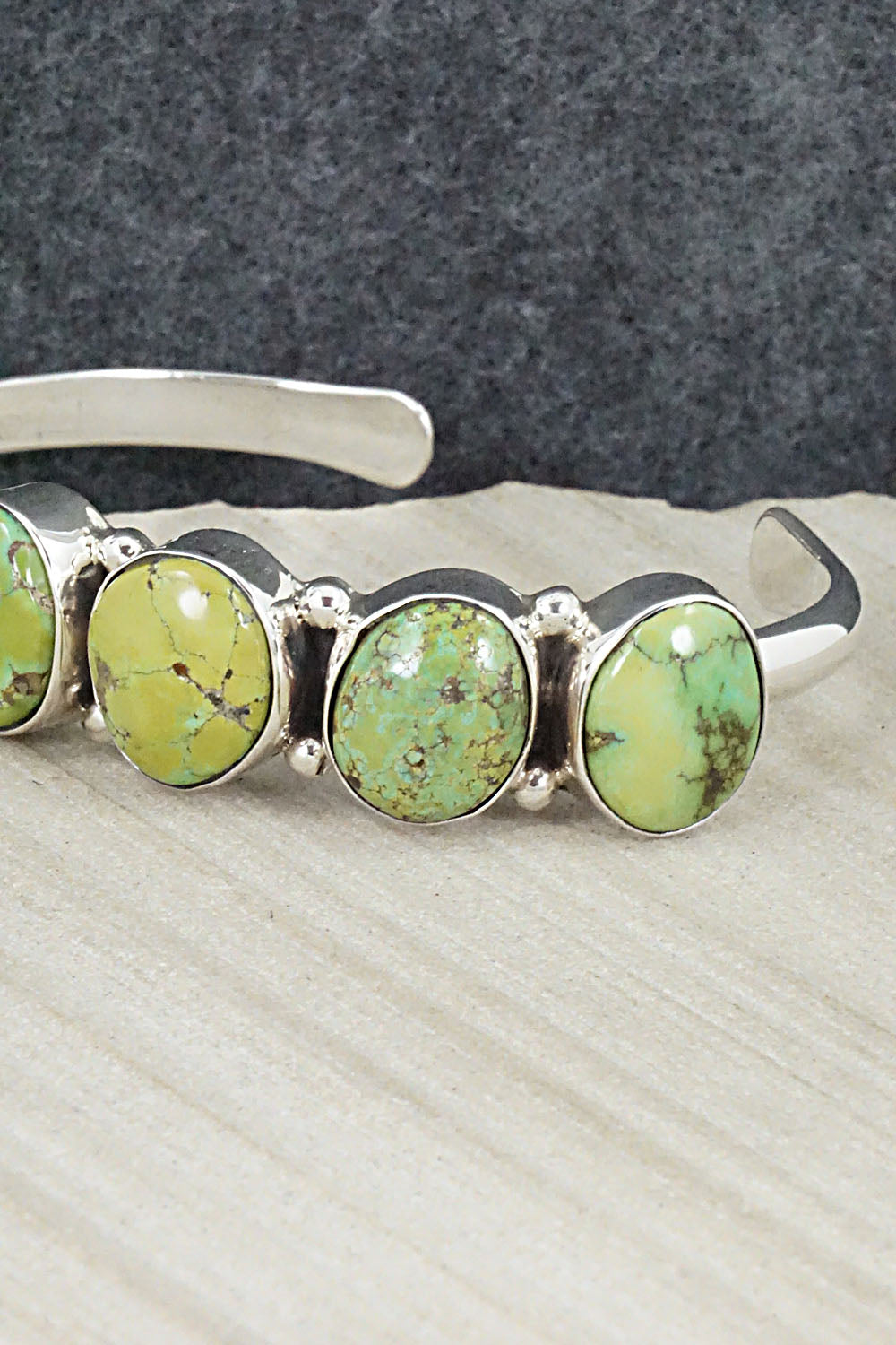 Turquoise & Sterling Silver Bracelet - Thomas Yazzie