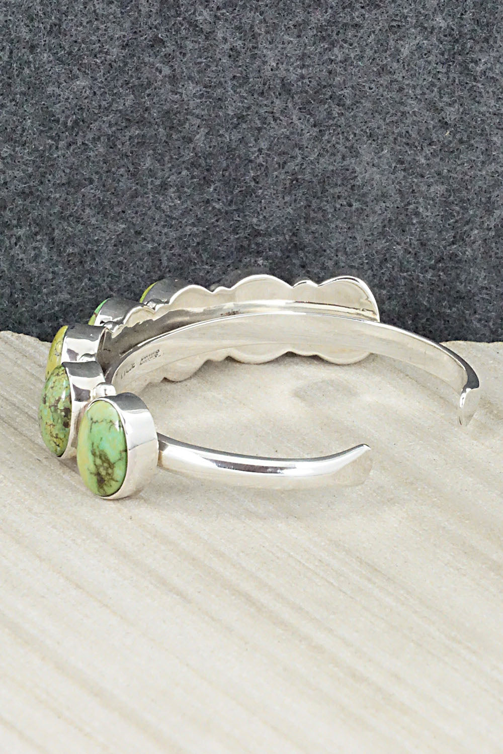 Turquoise & Sterling Silver Bracelet - Thomas Yazzie