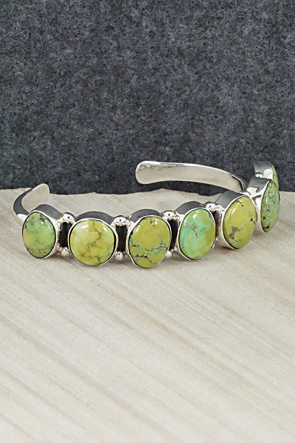 Turquoise & Sterling Silver Bracelet - Thomas Yazzie