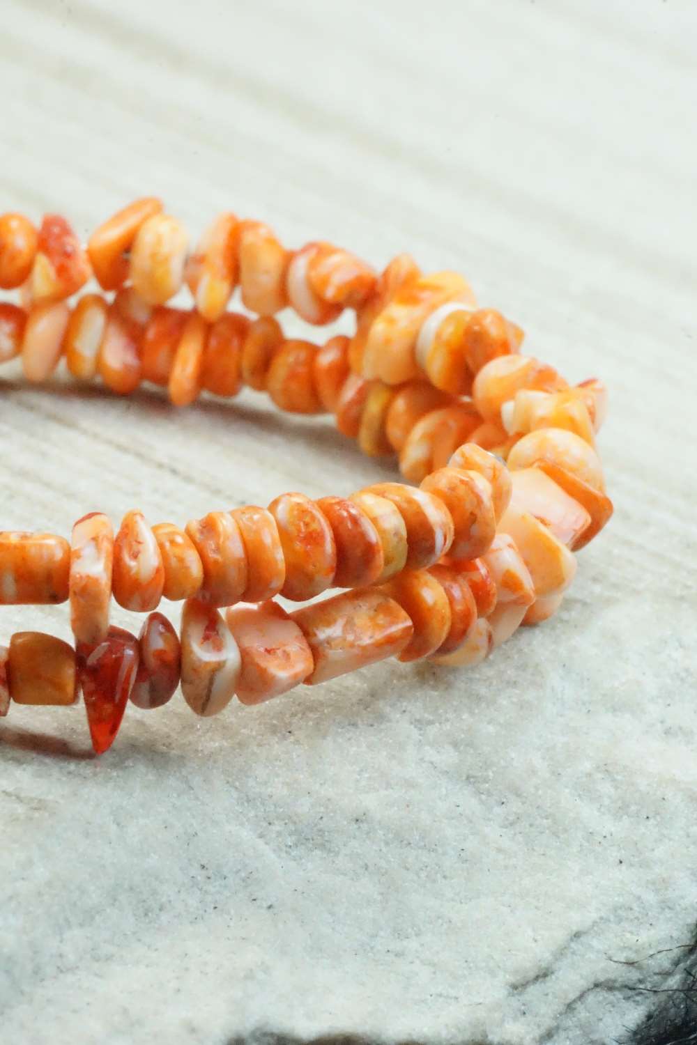Spiny Oyster & Sterling Silver Bracelet - Doreen Jake