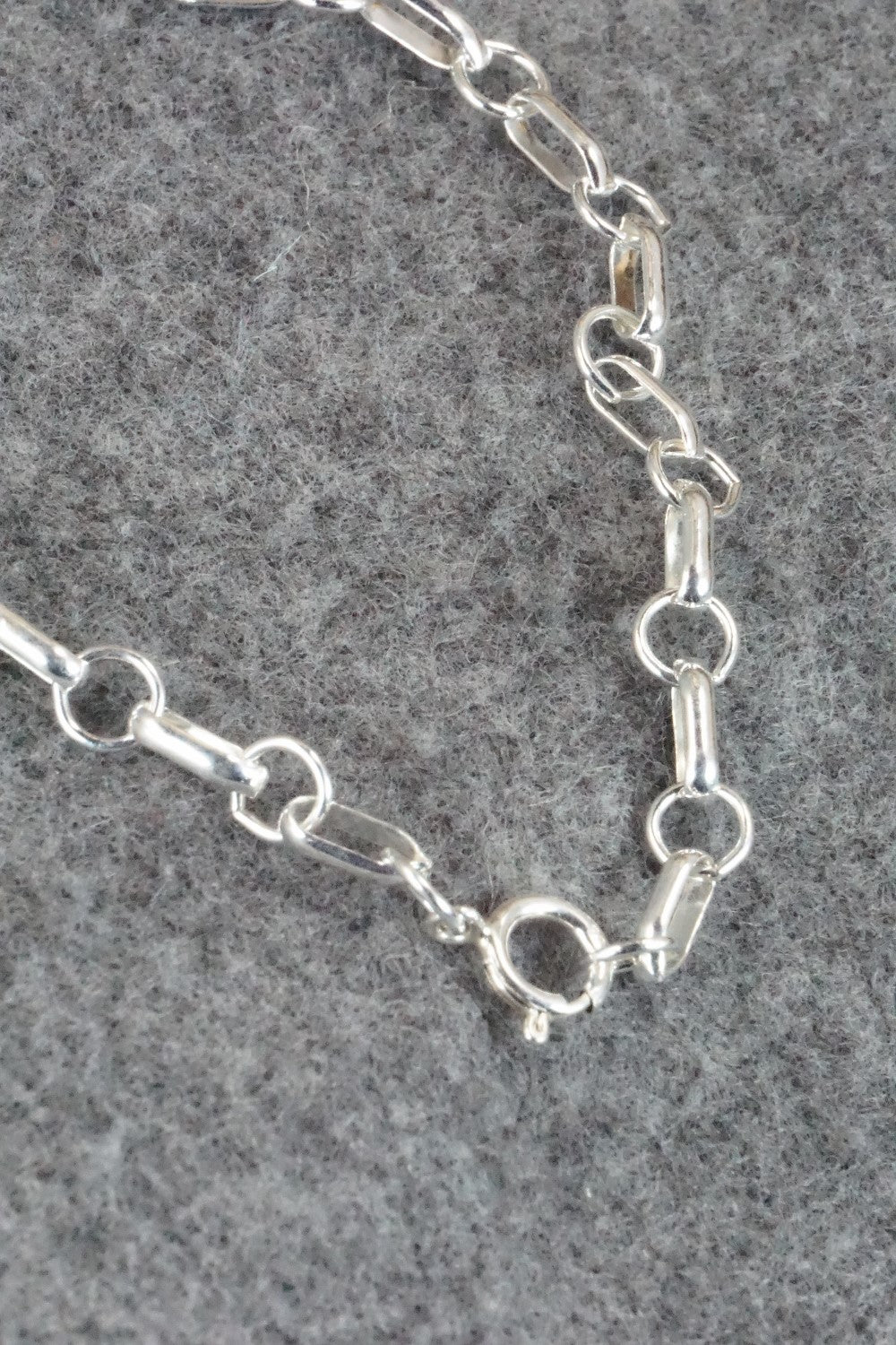 White Buffalo and Sterling Silver Necklace - Kenny Calavaza