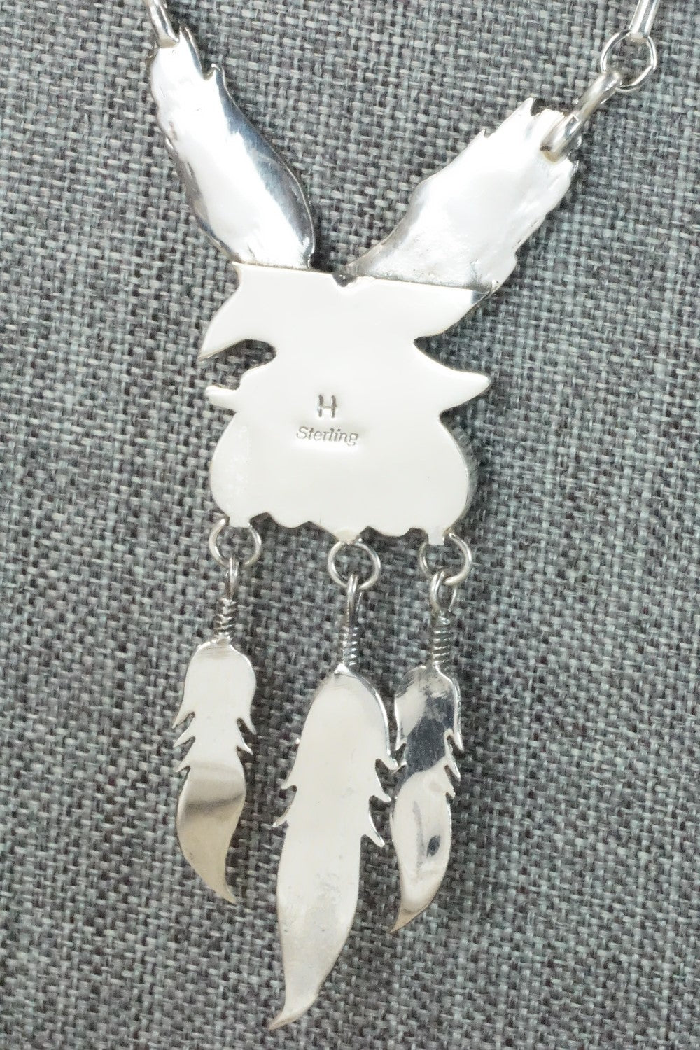Turquoise & Sterling Silver Necklace - Henry Attakai