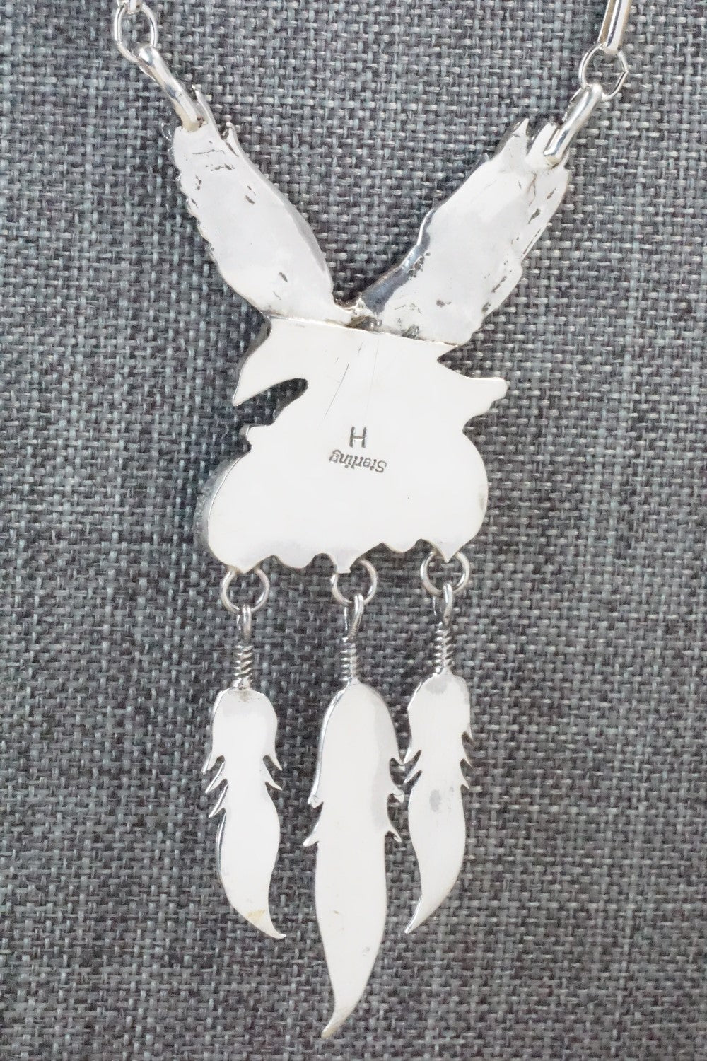 Turquoise & Sterling Silver Necklace - Henry Attakai