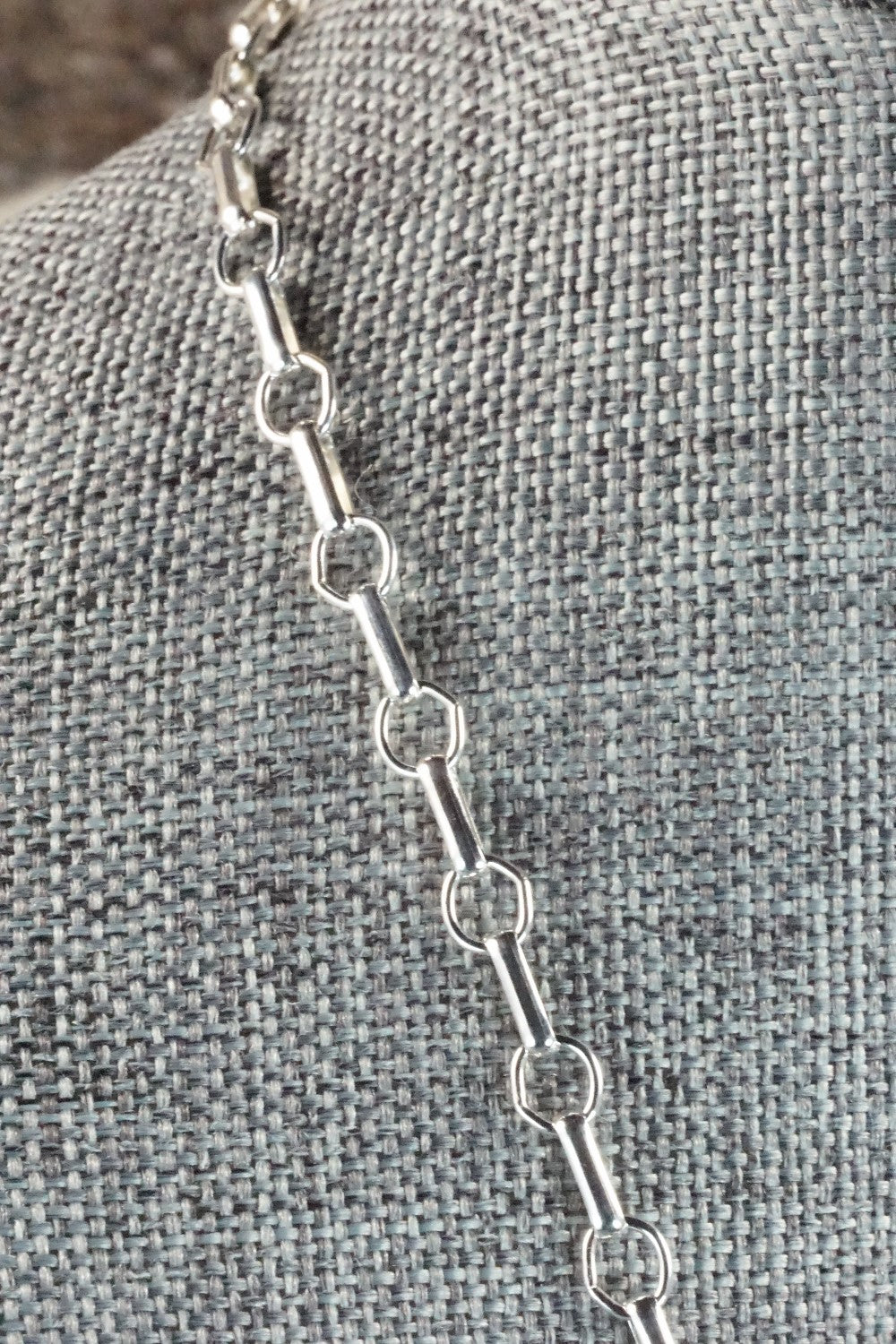 Turquoise & Sterling Silver Necklace - Henry Attakai