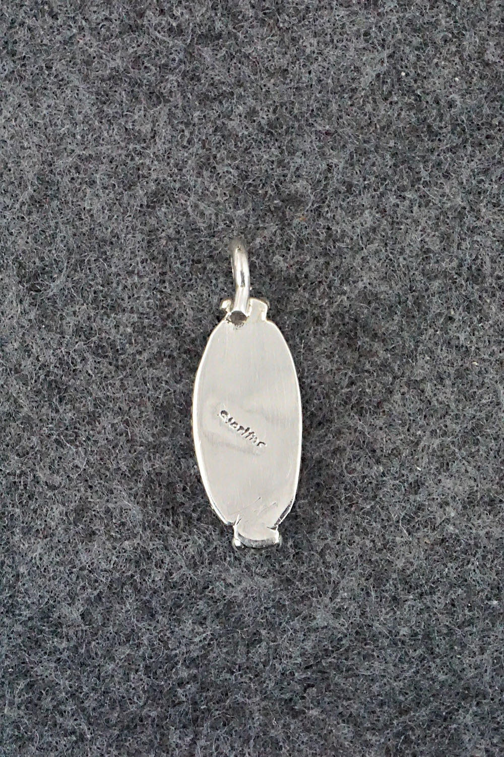 Turquoise and Sterling Silver Pendant - Jan Mariano