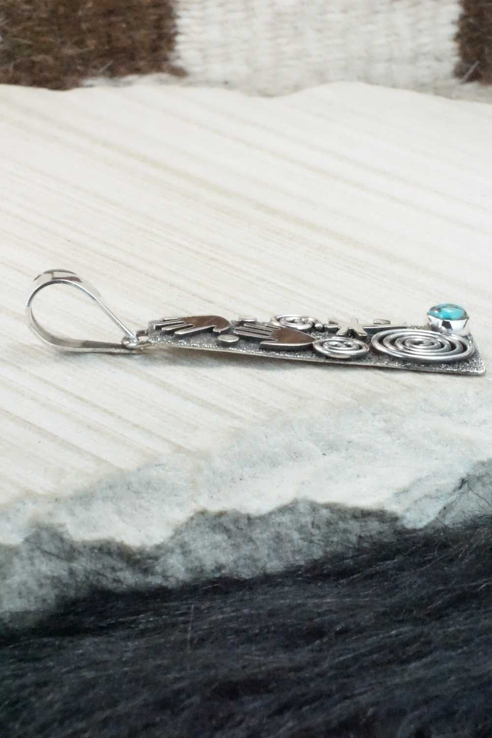 Turquoise & Sterling Silver Pendant - Alex Sanchez