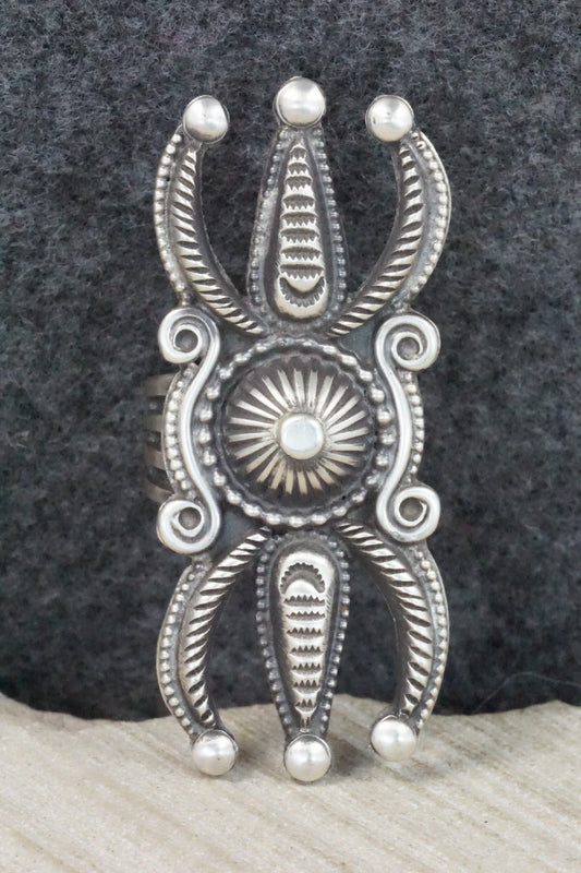 Sterling Silver Ring - Calvin Martinez - Size 9.5