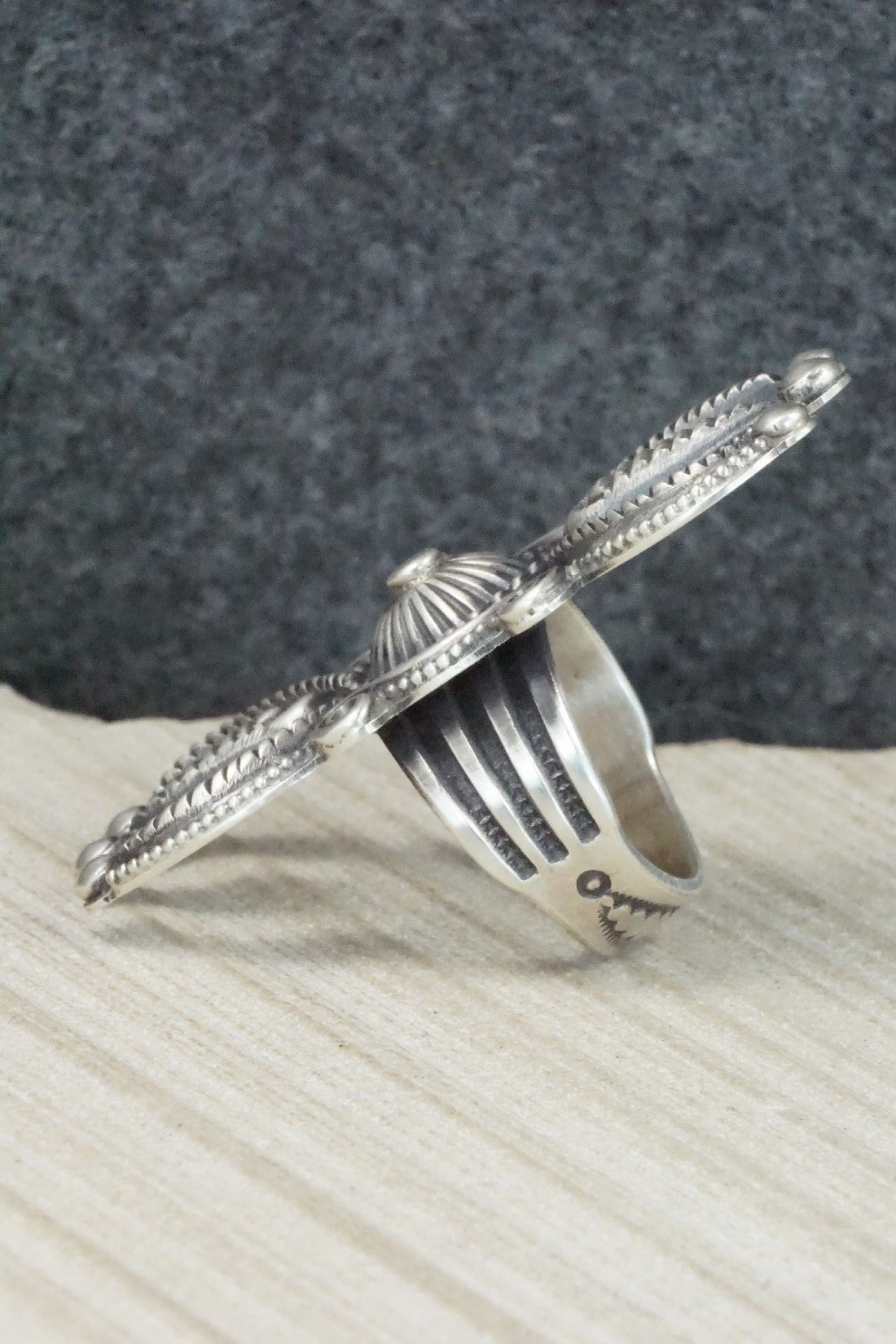 Sterling Silver Ring - Calvin Martinez - Size 9.5