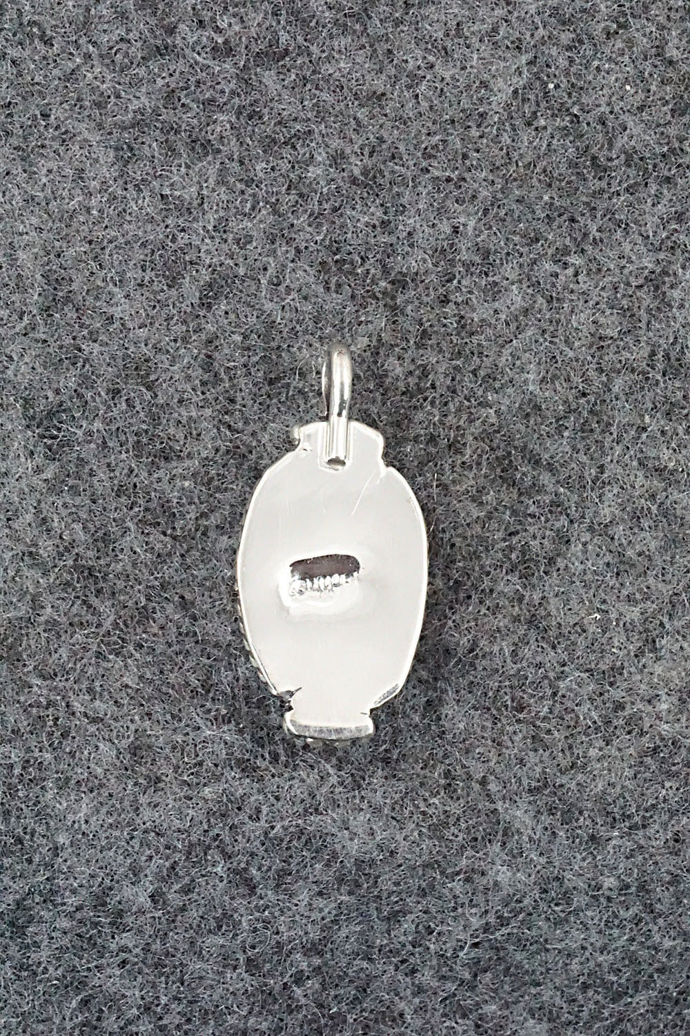 Turquoise and Sterling Silver Pendant - Jan Mariano
