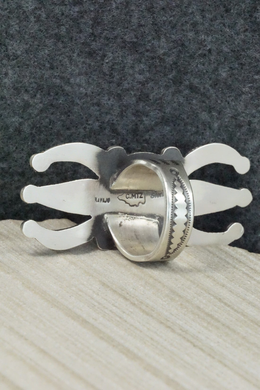 Sterling Silver Ring - Calvin Martinez - Size 9.5