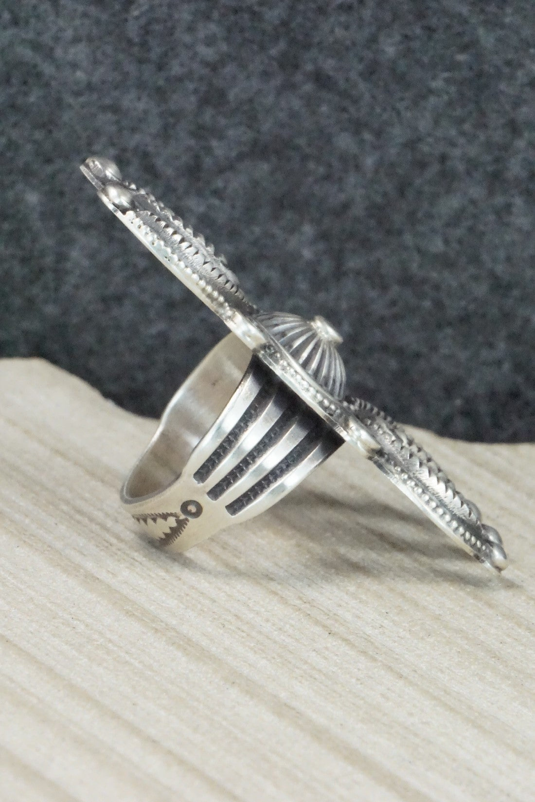 Sterling Silver Ring - Calvin Martinez - Size 9.5