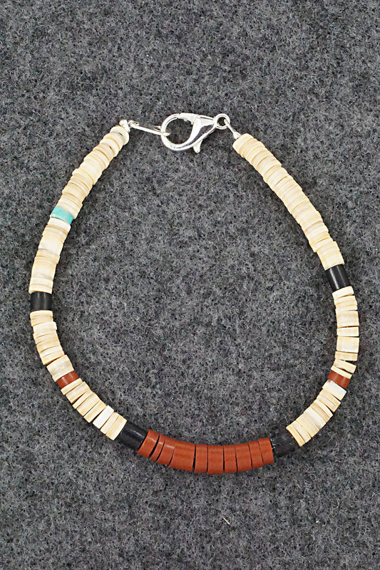 Multi Stone Beaded Bracelet - Torevia Crespin