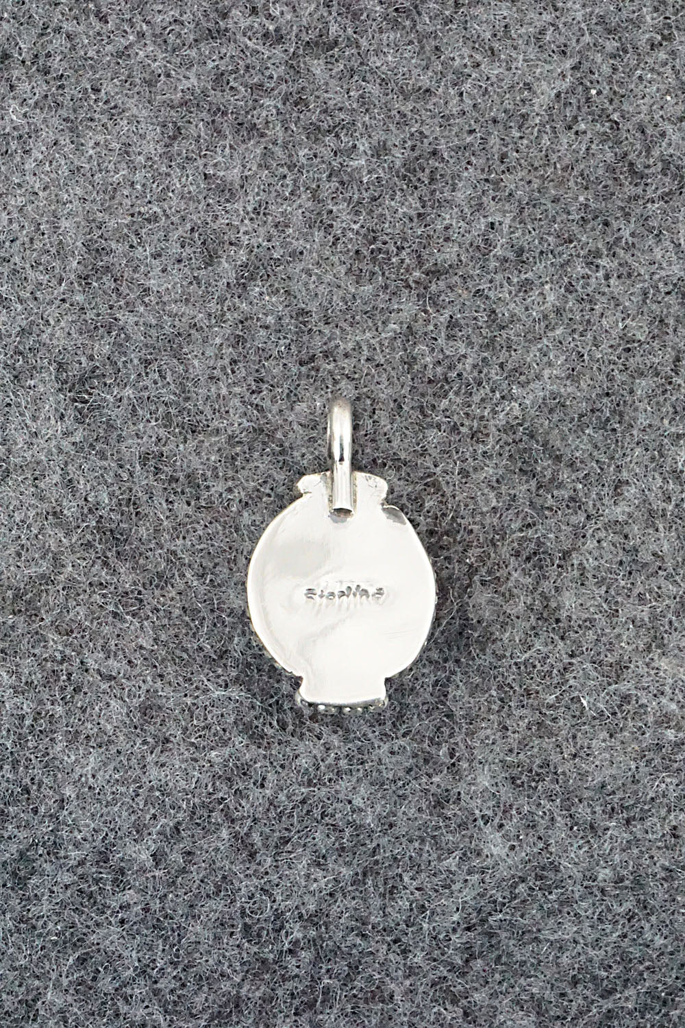 Turquoise and Sterling Silver Pendant - Jan Mariano