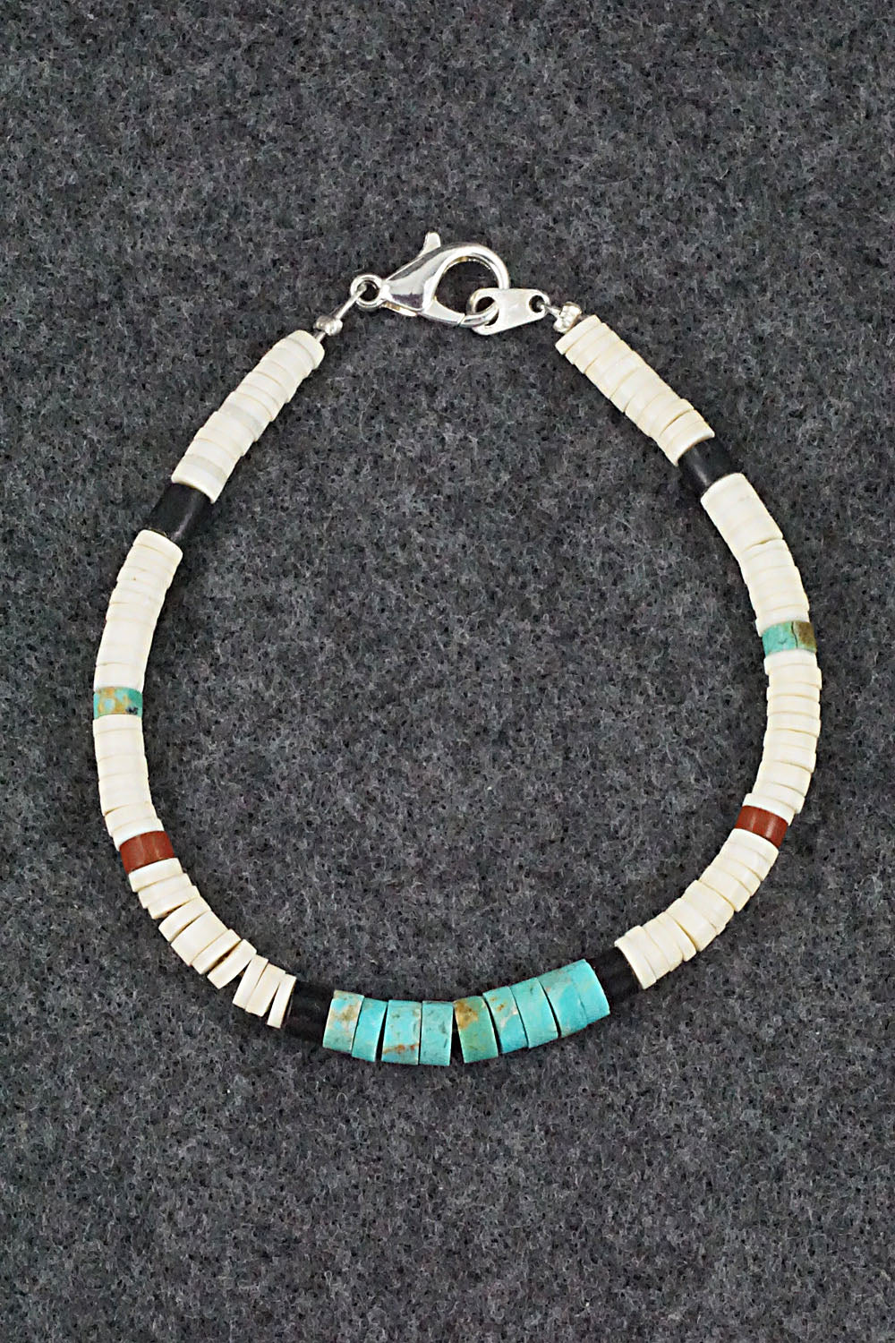 Multi Stone Beaded Bracelet - Torevia Crespin
