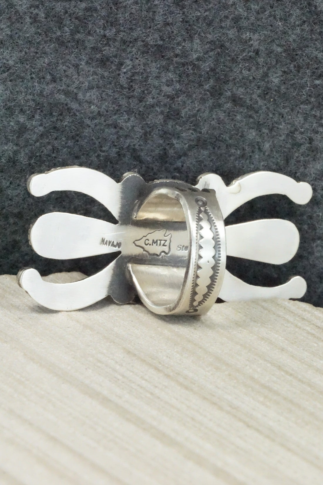 Sterling Silver Ring - Calvin Martinez - Size 6.75