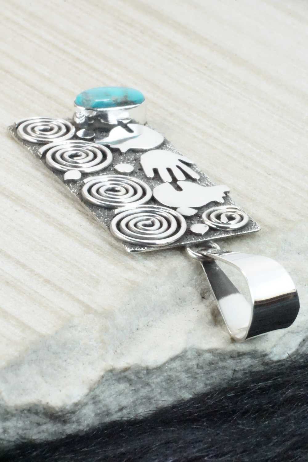 Turquoise & Sterling Silver Pendant - Alex Sanchez