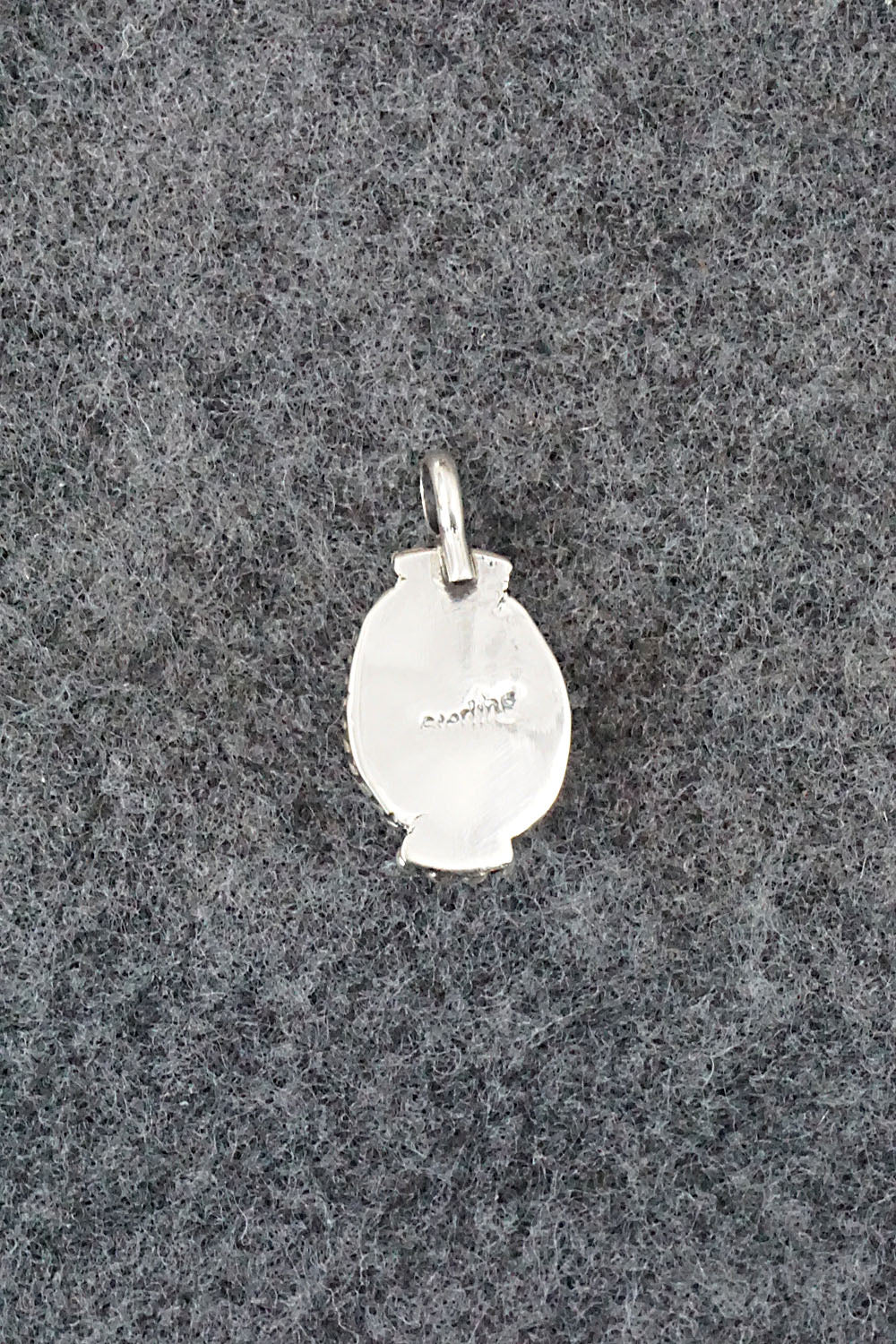Turquoise and Sterling Silver Pendant - Jan Mariano