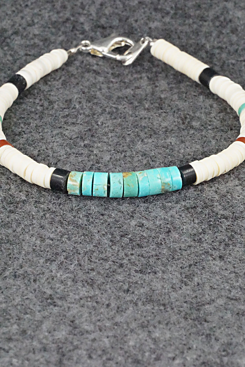 Multi Stone Beaded Bracelet - Torevia Crespin