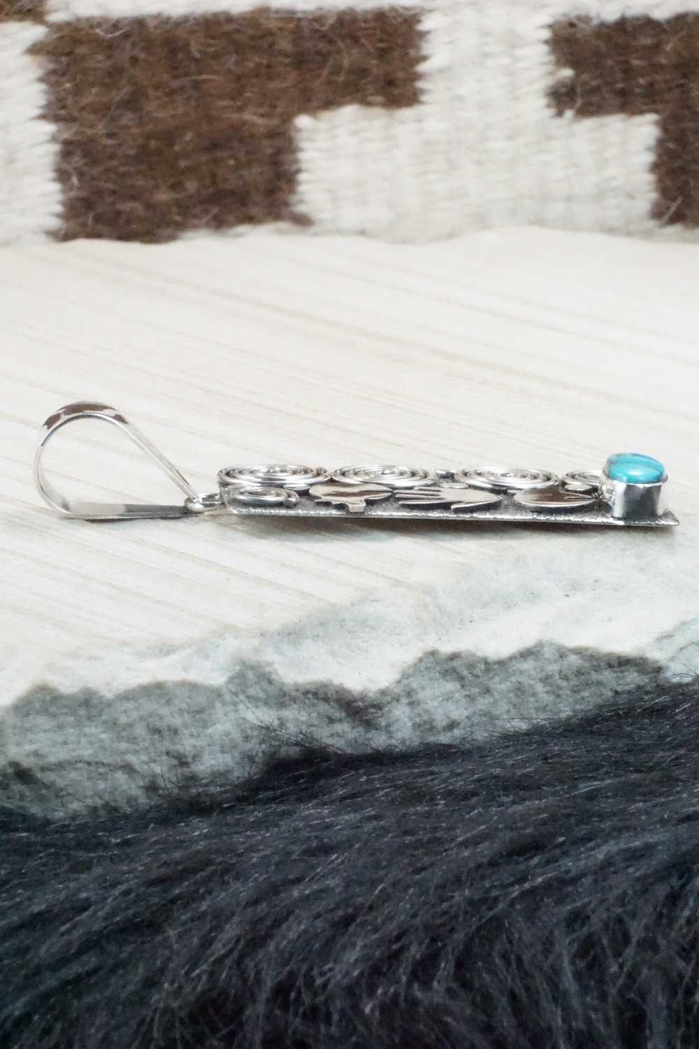 Turquoise & Sterling Silver Pendant - Alex Sanchez