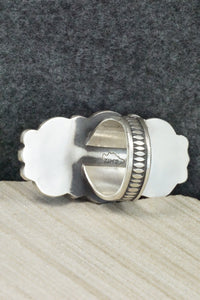 Turquoise & Sterling Silver Ring - Calvin Martinez - 8.5