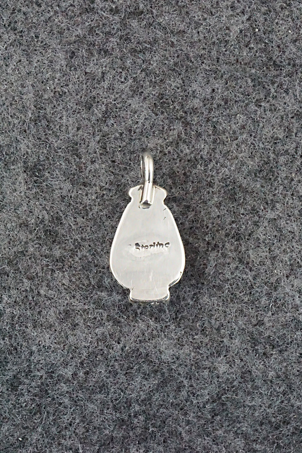 Turquoise and Sterling Silver Pendant - Jan Mariano