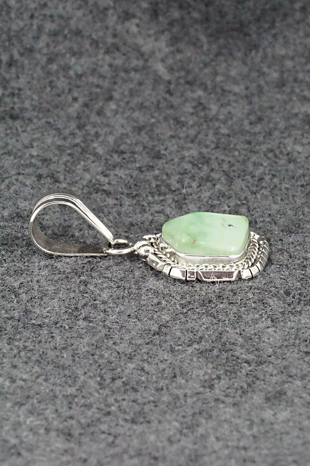Turquoise & Sterling Silver Pendant - Samuel Yellowhair