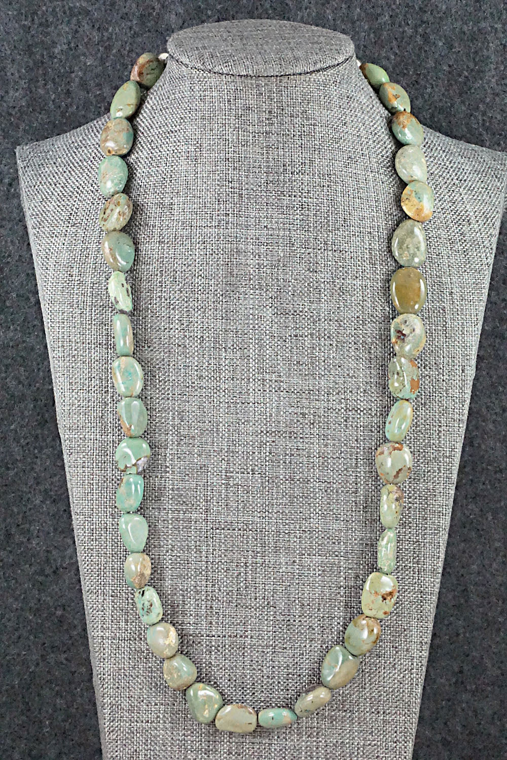 Turquoise and Sterling Silver Necklace - Louise Joe