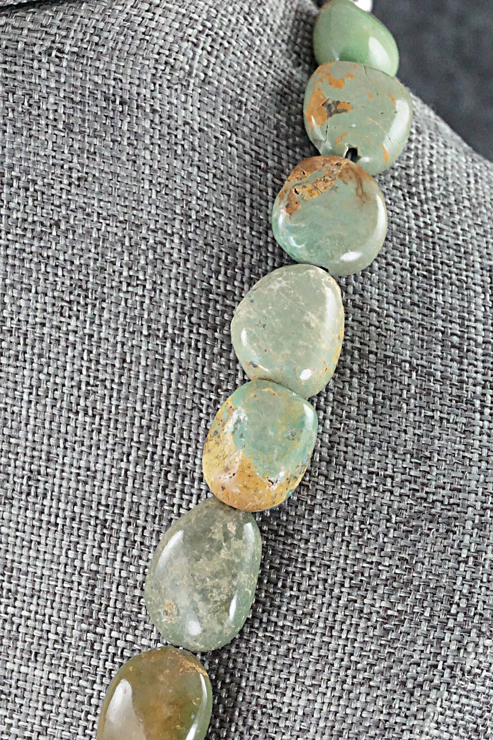 Turquoise and Sterling Silver Necklace - Louise Joe