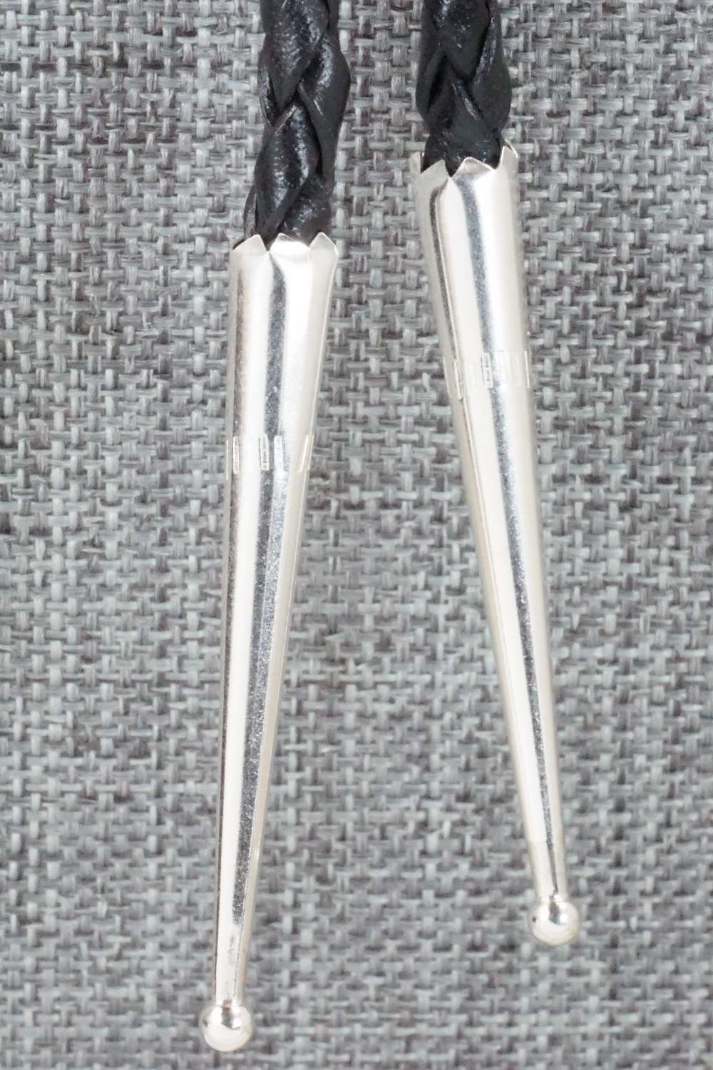 Turquoise & Sterling Silver Bolo Tie - Bobby Platero