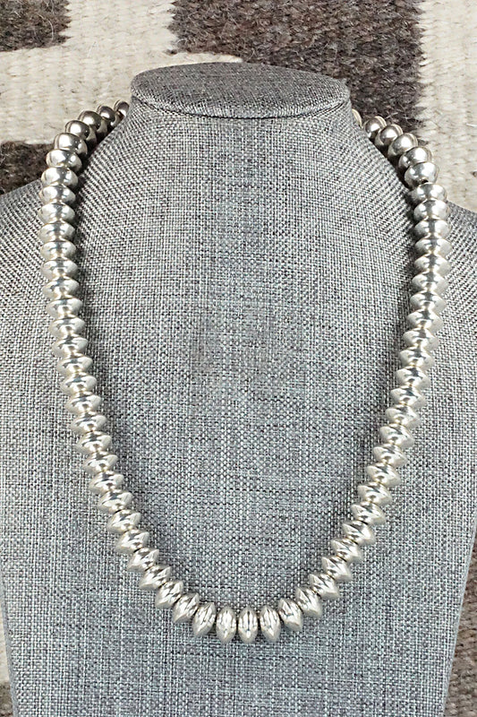 Sterling Silver Navajo Pearl Necklace - Jan Mariano