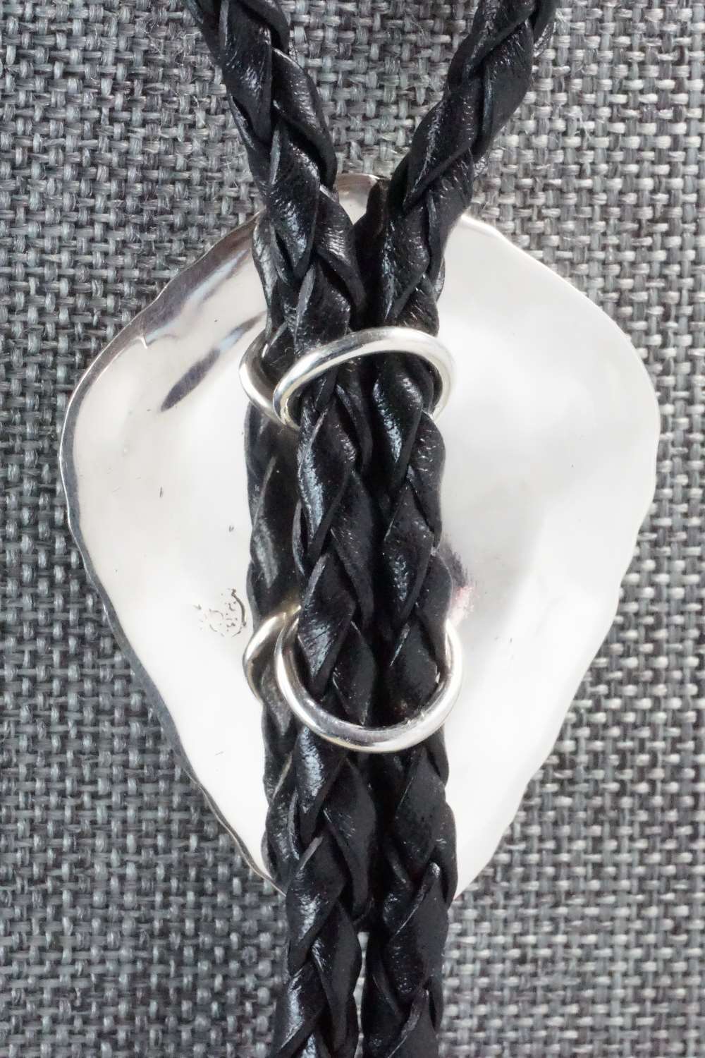 Turquoise & Sterling Silver Bolo Tie - Bobby Platero