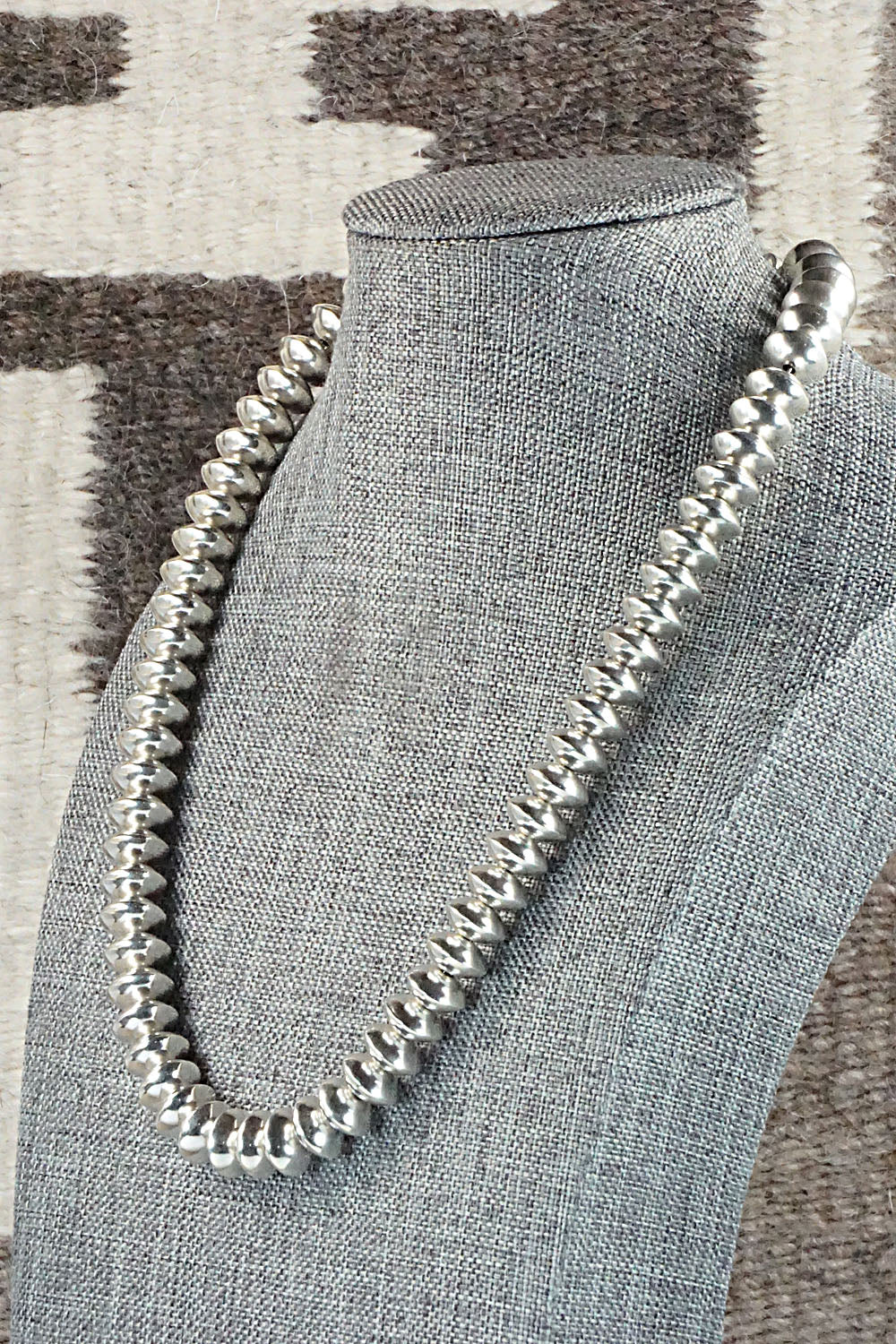 Sterling Silver Navajo Pearl Necklace - Jan Mariano