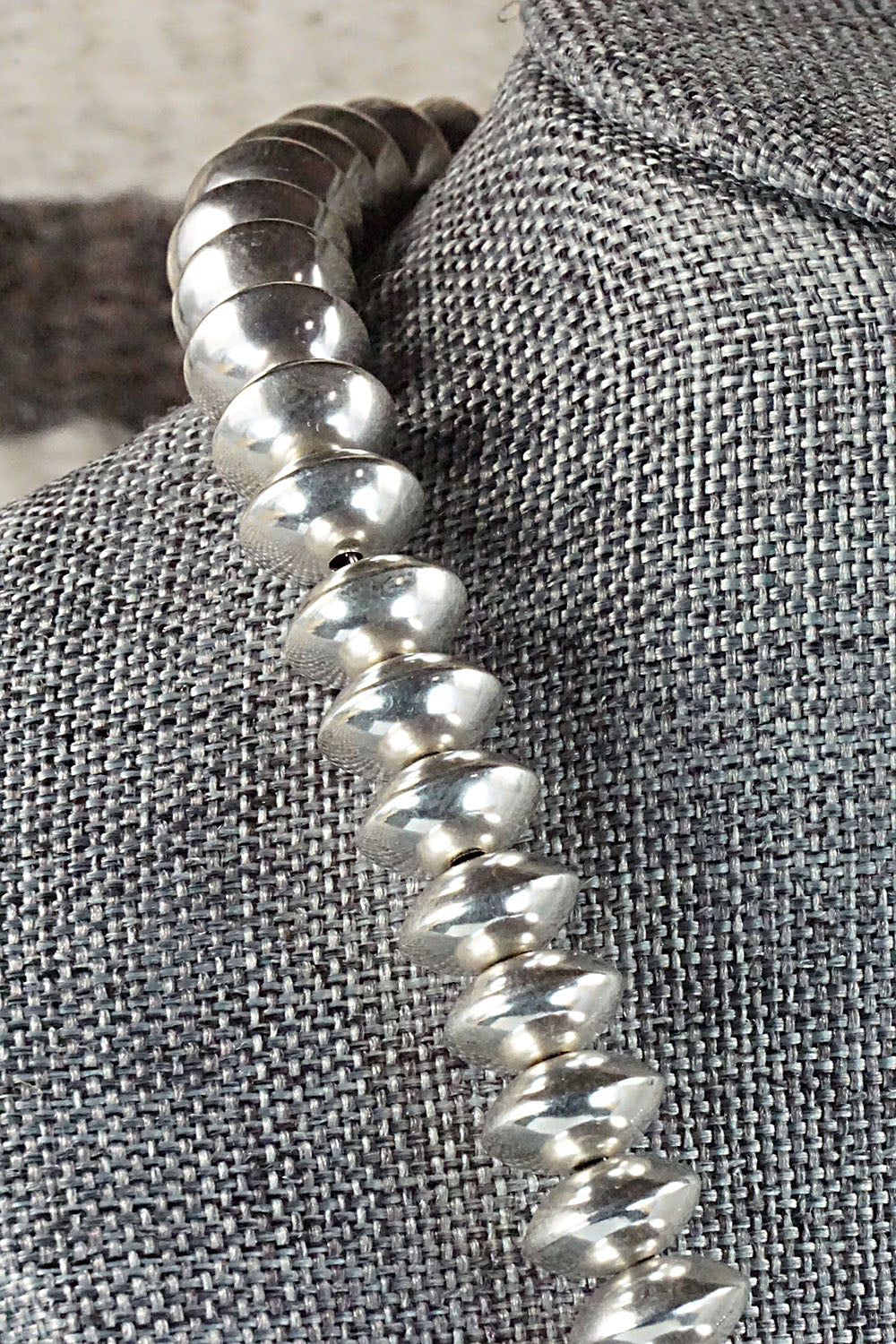 Sterling Silver Navajo Pearl Necklace - Jan Mariano