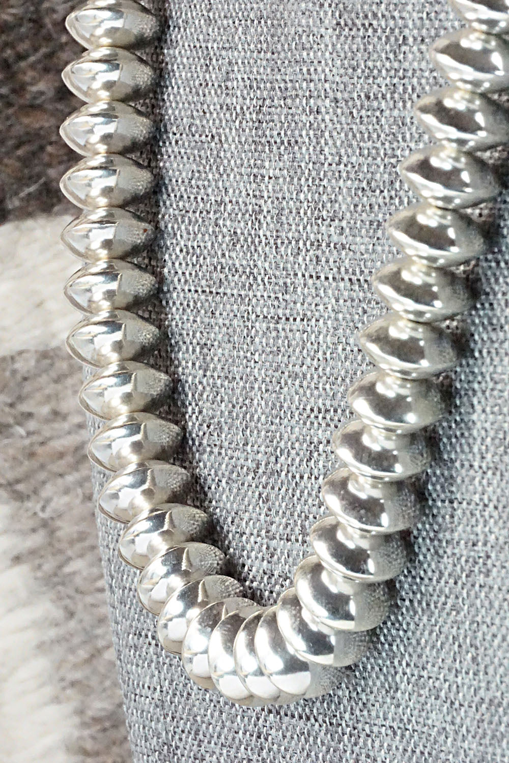 Sterling Silver Navajo Pearl Necklace - Jan Mariano