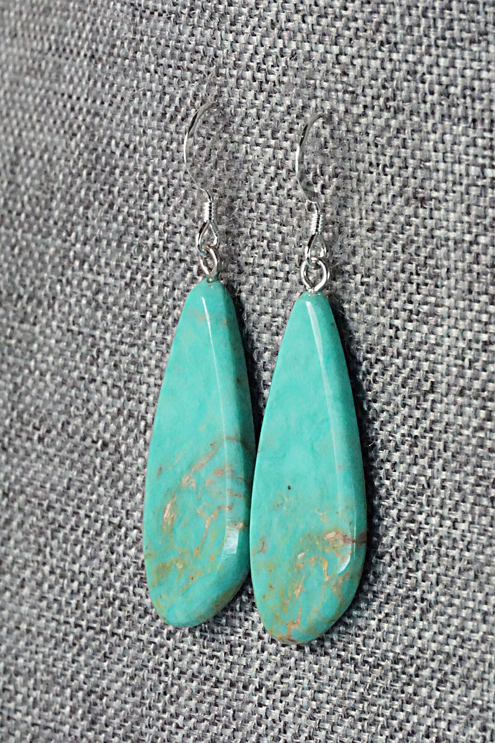 Turquoise & Sterling Silver Earrings - Tammy Nolcot