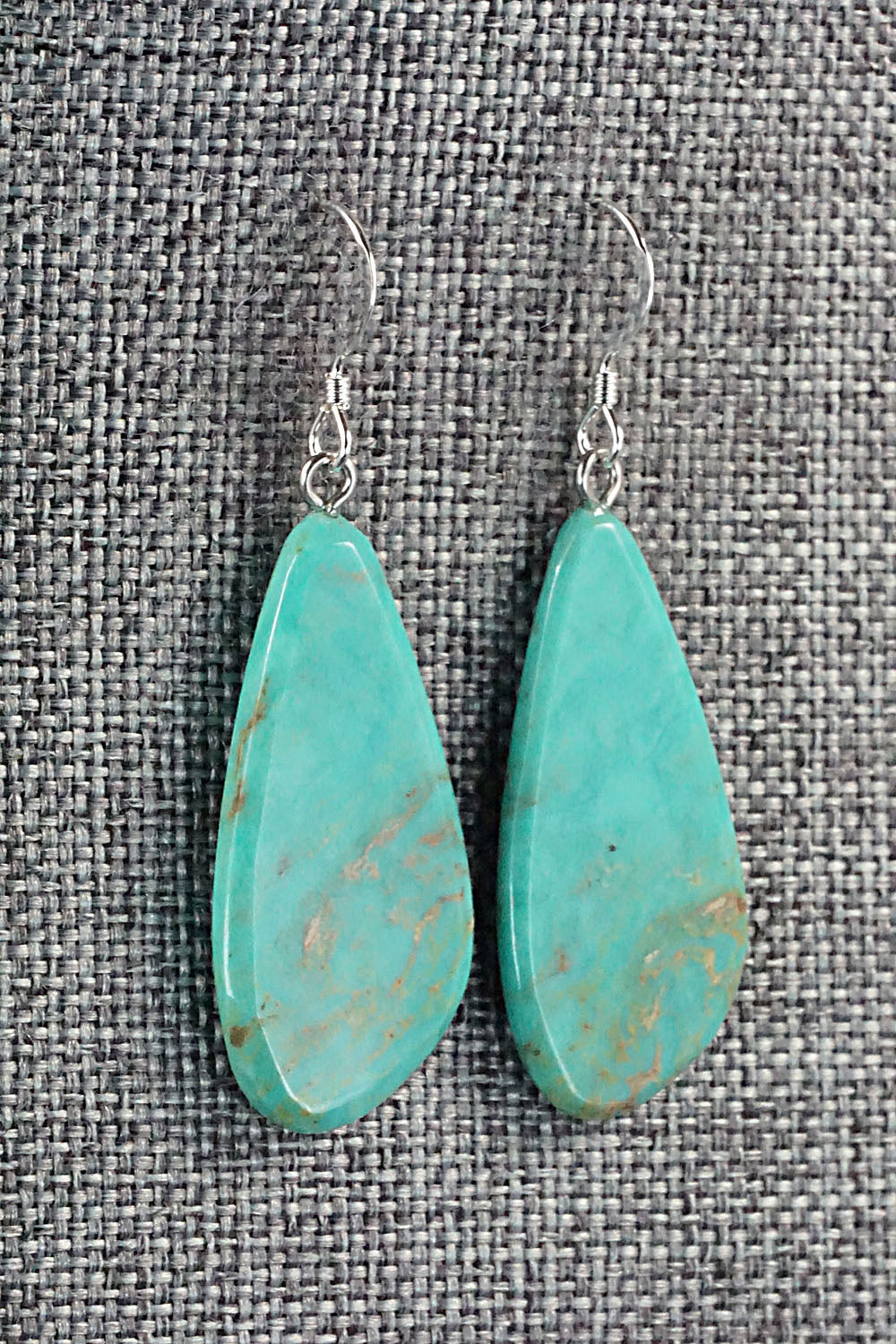 Turquoise & Sterling Silver Earrings - Tammy Nolcot
