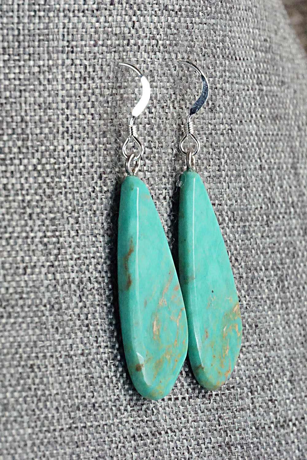 Turquoise & Sterling Silver Earrings - Tammy Nolcot