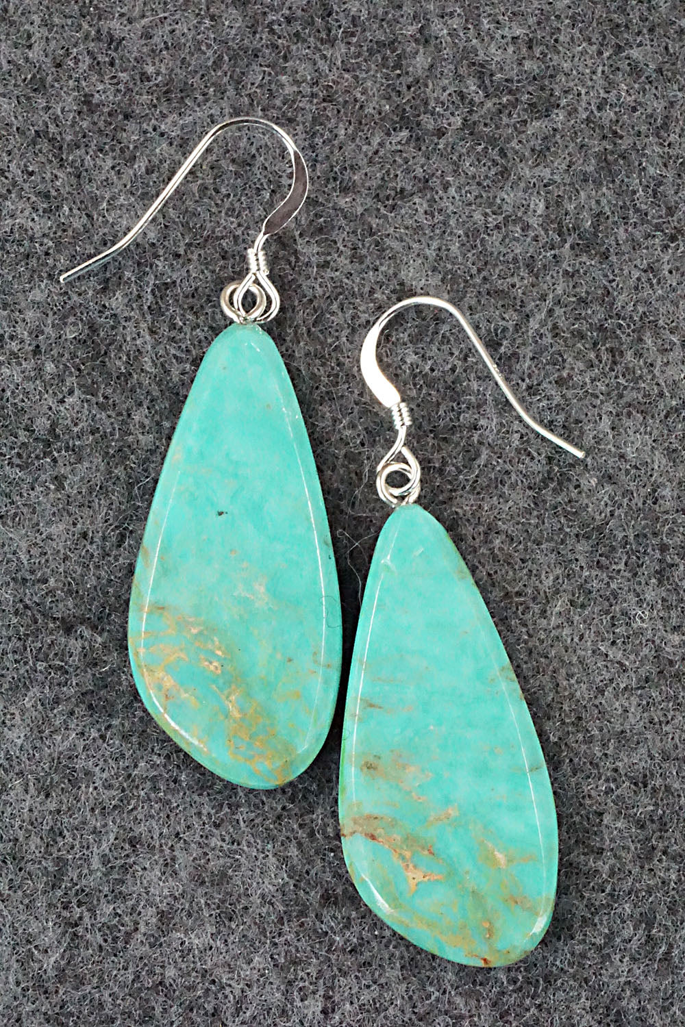 Turquoise & Sterling Silver Earrings - Tammy Nolcot