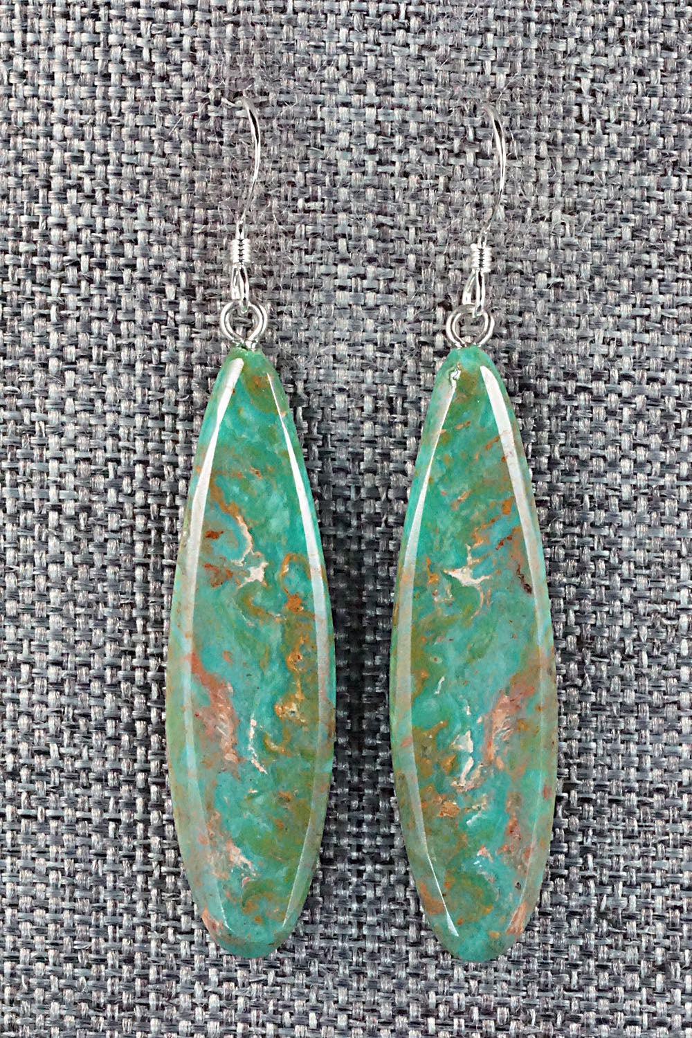 Turquoise & Sterling Silver Earrings - Tammy Nolcot