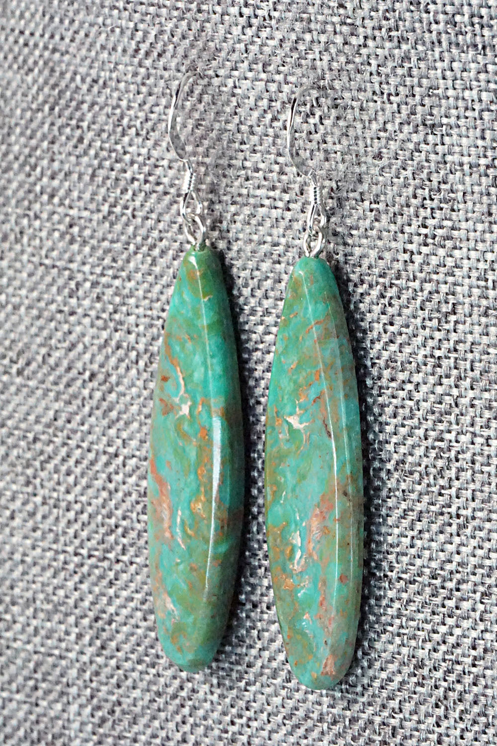 Turquoise & Sterling Silver Earrings - Tammy Nolcot